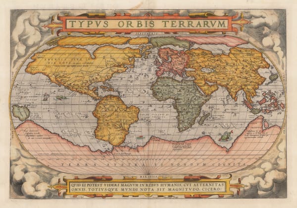 Abraham Ortelius, Typus Orbis Terrarum, 1579