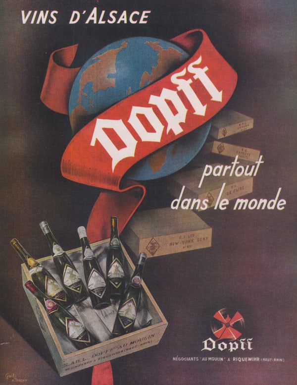 Anonymous, Wine - Dopff Vineyard, 1957 c.