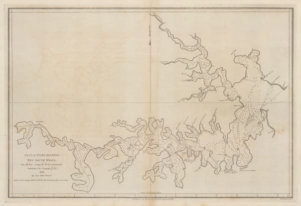 John Stockdale, Plan of Port Jackson, New South Wales, 1789