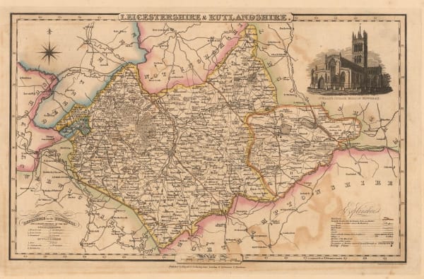 James Pigot, Leicestershire and Rutlandshire, 1830 c.