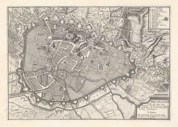 Nicolas de Fer, Brussels, 1705