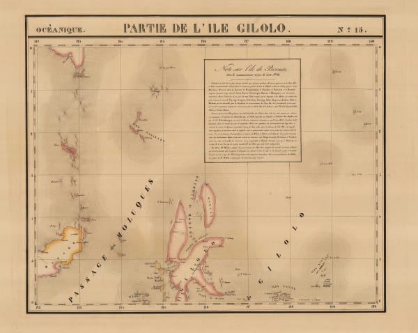 Philippe Vandermaelen, Sulawesi, North Maluku, 1827