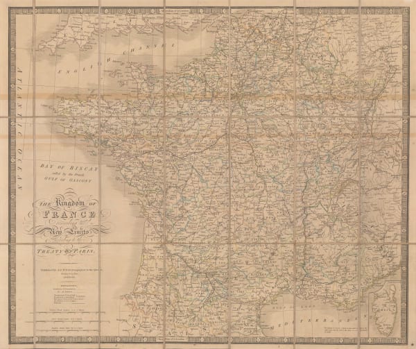 James Wyld, The Kingdom of France, 1844 c.