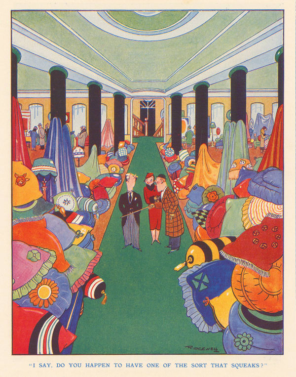 Punch, Cartoon - One that squeaks, 1934