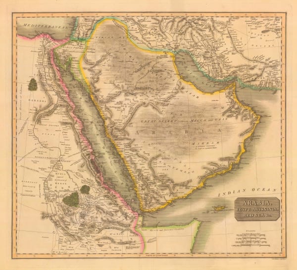 John Thomson, Arabia, Egypt, Abyssinia, Red Sea &c., 1814
