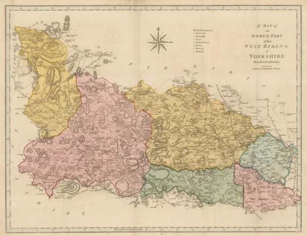 John Cary, A map of the North Part of the West Riding of Yorkshire from the best Authorities, 1805