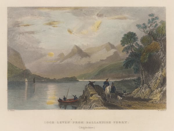 Thomas Allom, Scotland - Loch Leven, 1836