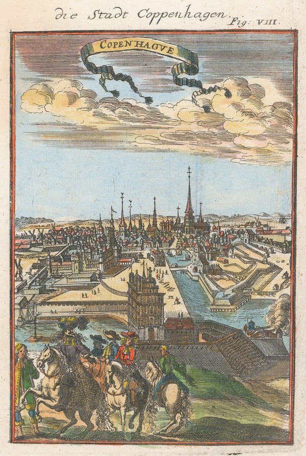 Alain Manesson Mallet, Denmark - Copenhagen, 1719