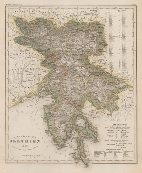 Joseph Meyer, Konigreich Illyrien, 1853
