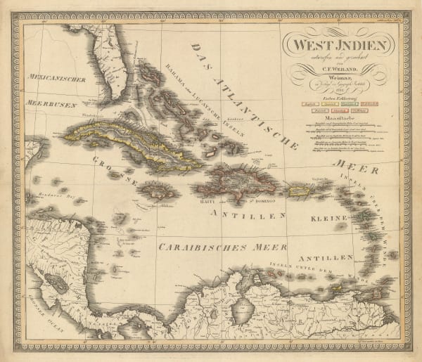Carl Weiland, West Indies, 1822