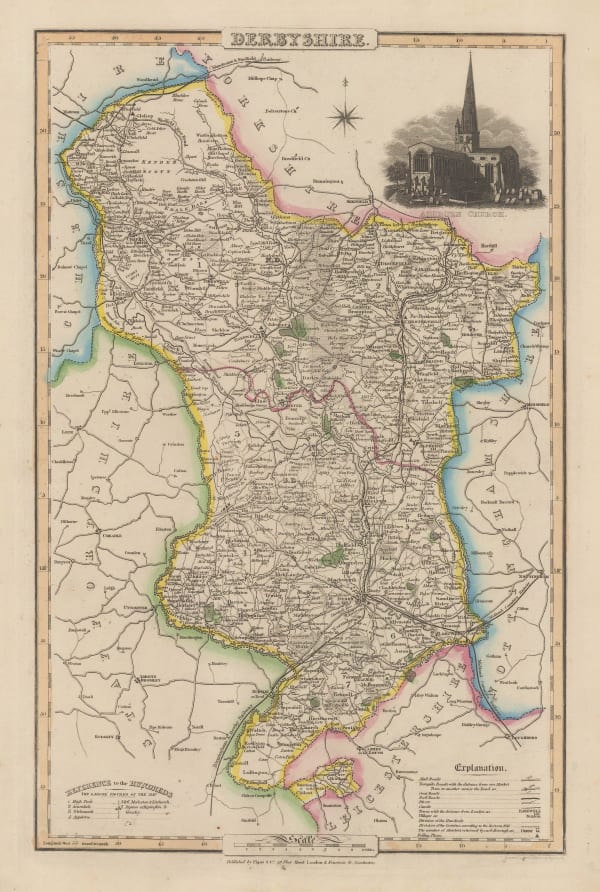 James Pigot, Derbyshire, 1840