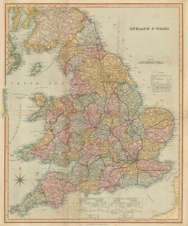 Henry Teesdale, England and Wales, 1830 c.