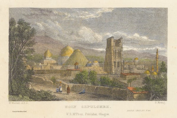 William Westall, Jerusalem - Holy Sepulchre Church, 1820 c.