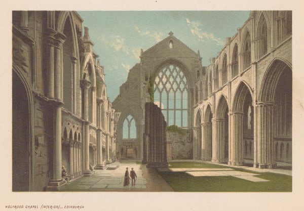 Thomas Nelson, Scotland - Edinburgh, Holyrood Abbey, 1889