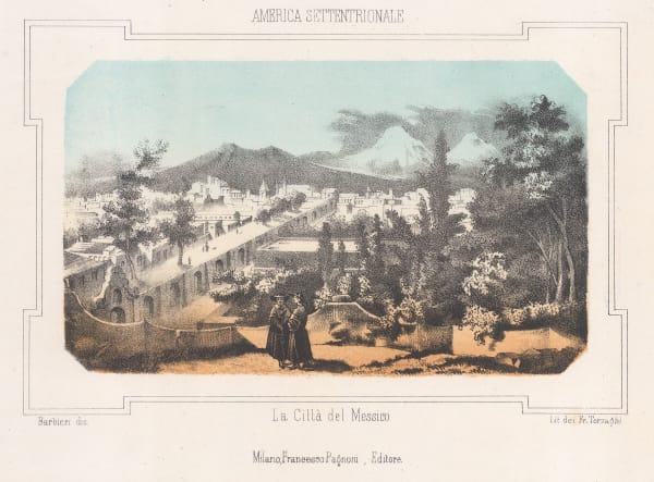 Francesco Pagnoni, Mexico - Mexico City , 1863 c.