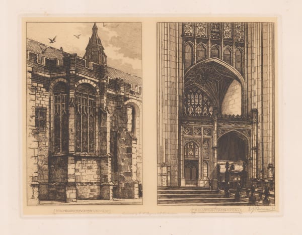 Edward Burrow, Eton College - Lupton Chapel and Brewhouse Yard, 1901