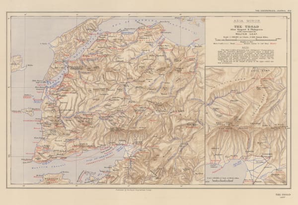 Royal Geographical Society (RGS), The Troad / Biga Peninsula, 1912