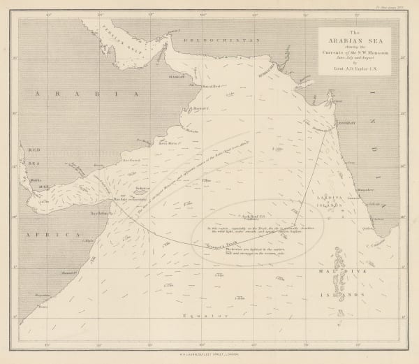 Richard Holmes Laurie, The Arabian Sea, 1882