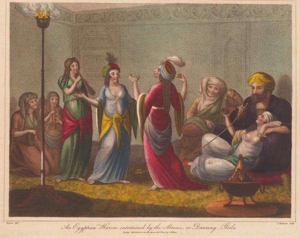 John Wilkes, Egypt - Egyptian Harem, 1810