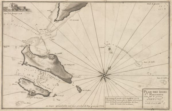 Jacques Ayrouard, Chart of the Isles of St. Marguerite, Provence, 1746