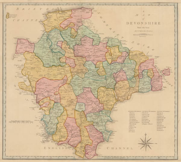 John Cary, Map of Devon from the Best Authorities, 1805