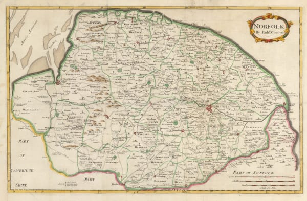 Robert Morden, Norfolk, 1753