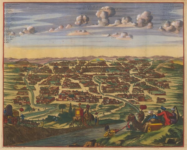 Pieter Van der Aa, Iran - Ardebil, 1729