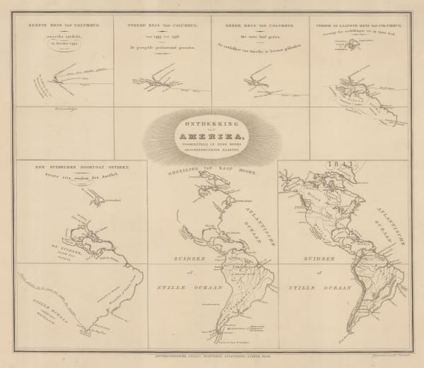 Daniel Veelward, The Discovery of America, 1842