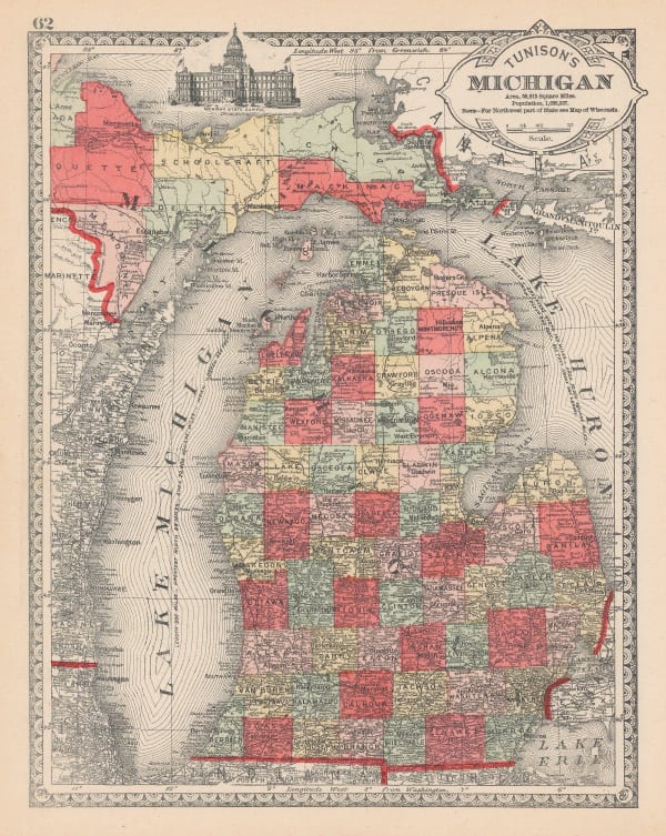 Henry Cuthbert Tunison, Michigan, 1882