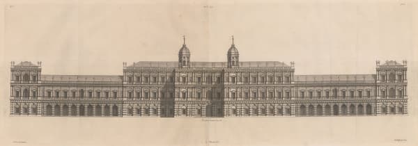 Colen Campbell, Architecture - Whitehall Palace, 1720 c.