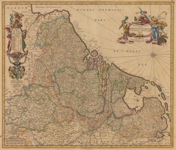 Frederick De Wit, Seventeen provinces of the Netherlands, 1690 c.