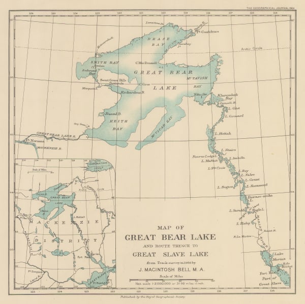 Royal Geographical Society (RGS), Great Bear Lake and environs, 1901