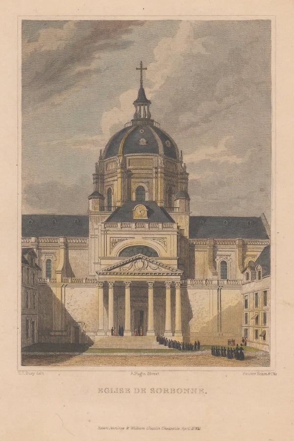 Augustus Pugin, France - Paris, Sorbonne, 1831