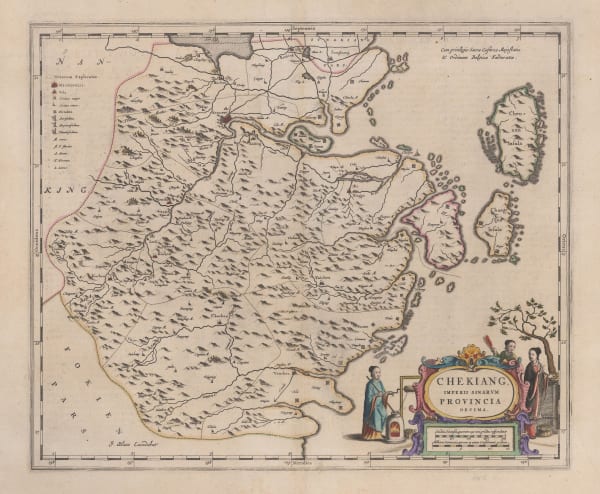 Jan Blaeu, Zhejiang 浙江 Province, 1655