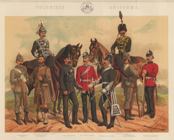 William Jones & Co., British Army - Volunteer Regiments, 1886 c.