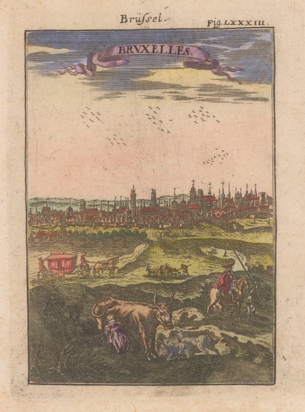 Alain Manesson Mallet, Belgium - Brussels, 1719
