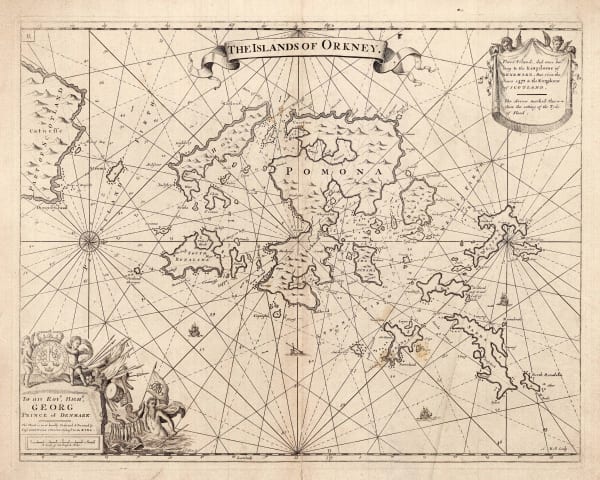 Capt. Greenvile Collins, The Islands of Orkney, 1740 c.