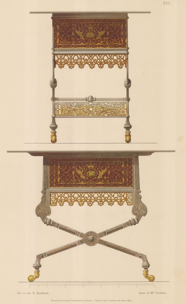 Sabaneeff & Wyllie, Furniture - Table, 1908 c.