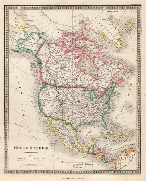 James Wyld, North America, 1874