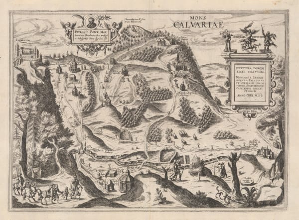 Georg Braun & Frans Hogenberg, Calvary, 1615 c.