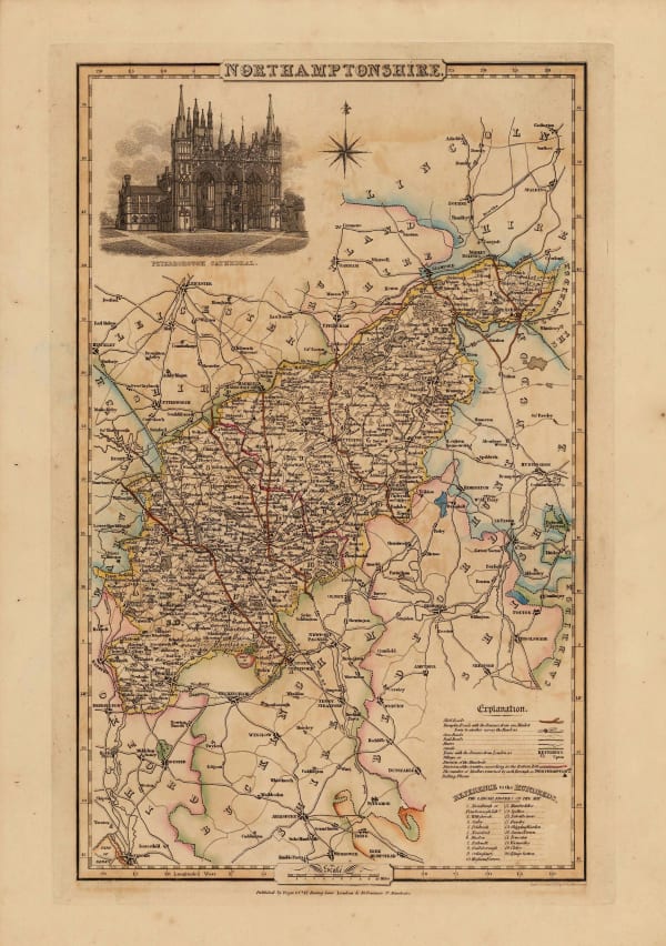 Isaac Slater, Northamptonshire, 1830 c.