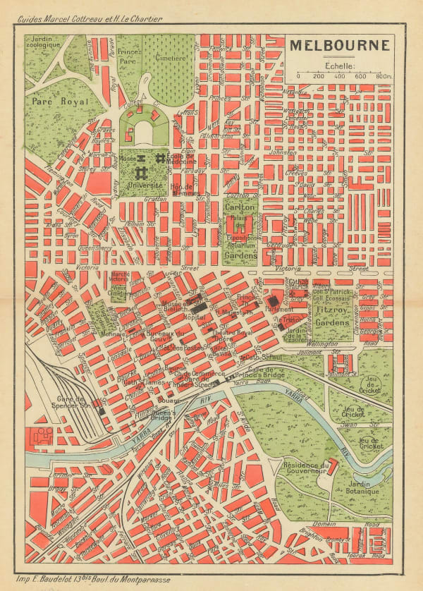 E. Baudelot, Melbourne, 1911