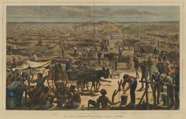 The Graphic Magazine, South Africa - Diamond Diggings, 1872