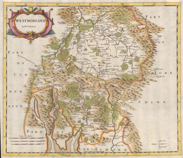 Robert Morden, Westmorland, 1695