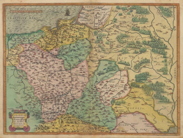 Abraham Ortelius, Poland, 1572