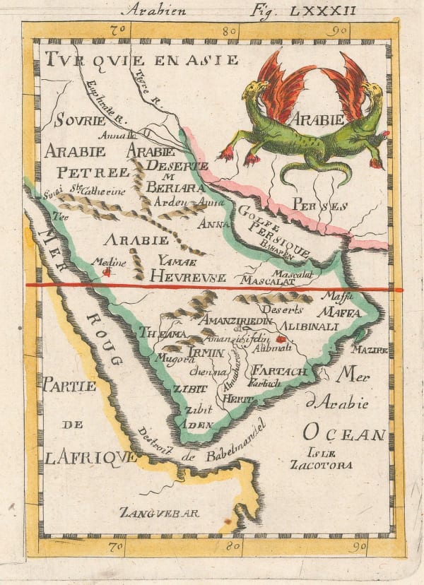 Alain Manesson Mallet, Arabie, 1719