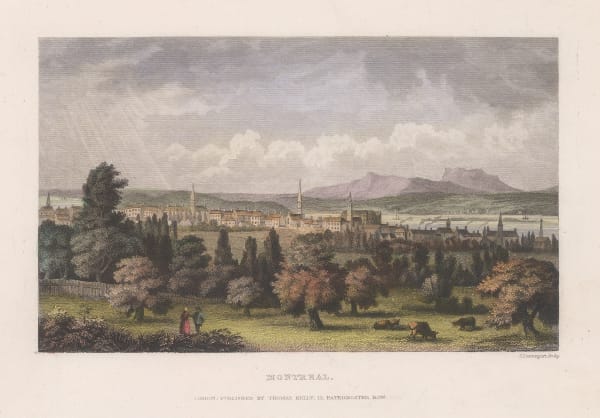 Thomas Kelly, Montreal - View of Montreal , 1845 c.
