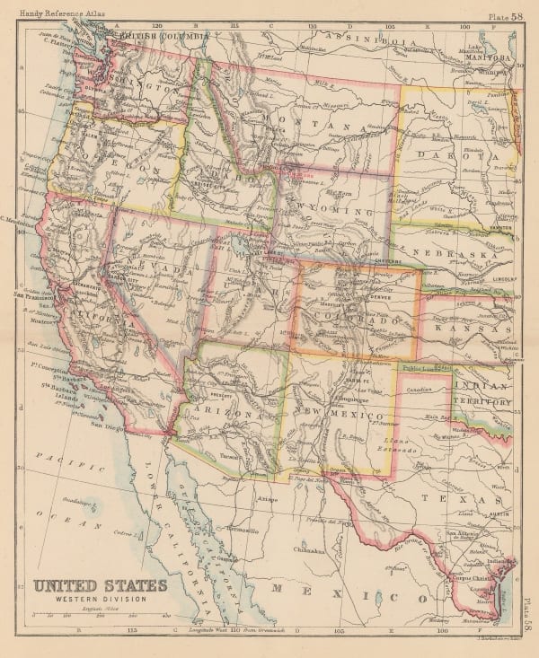 John Bartholomew, United States Western Division, 1887