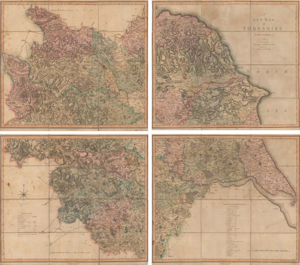 Charles Smith, A New Map of Yorkshire, 1808