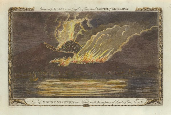 George Henry Millar, Italy - Naples, Mount Vesuvius, 1782